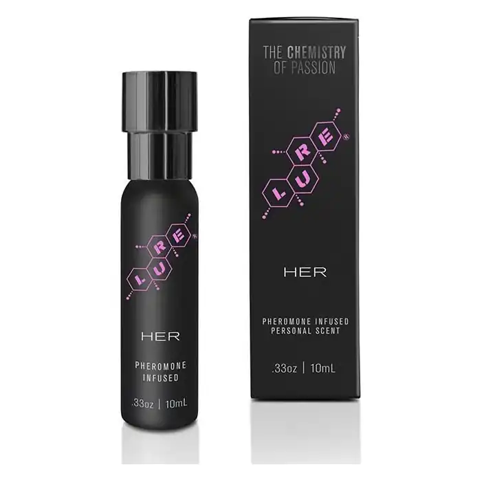 Женский спрей для тела с феромонами Lure Black Label For Her Pheromone Personal Scent - 10 мл - Lure