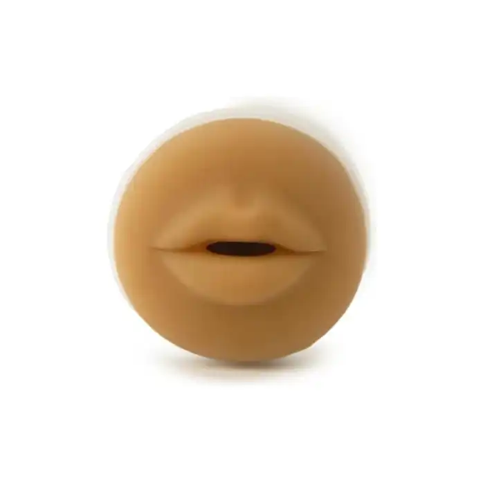 Мастурбатор-ротик Cyberskin Vulcan Deep Throat Mocha - Vulcan. Фотография 2.