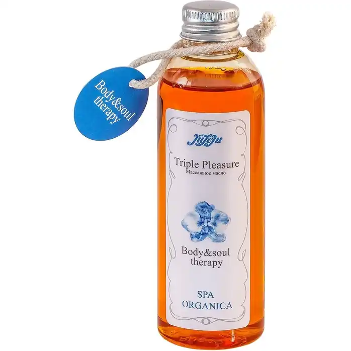 Массажное масло Triple Pleasure Spa Organica - 100 гр