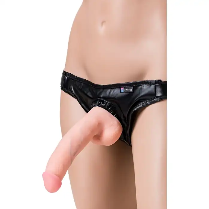 Трусики харнесс премиум класса WOMAN CUBA с 2 насадками - HARNESS PREMIUM S-класс. Фотография 3.