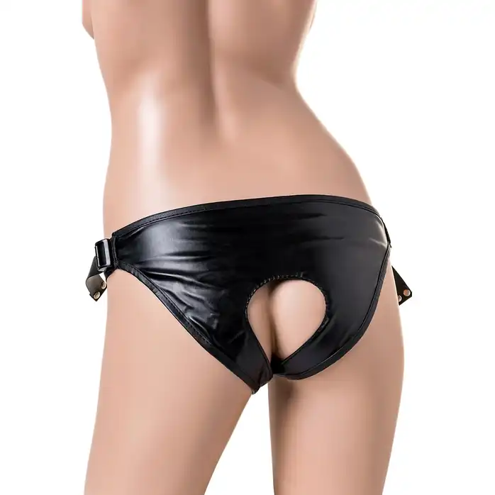 Трусики харнесс премиум класса WOMAN CUBA с 2 насадками - HARNESS PREMIUM S-класс. Фотография 4.