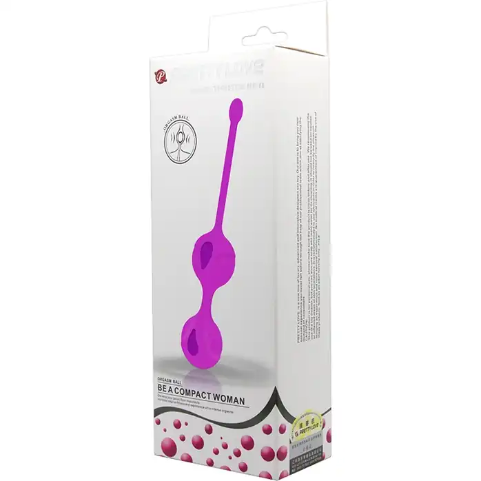 Вагинальные шарики Kegel Tighten Up II - Pretty Love. Фотография 10.