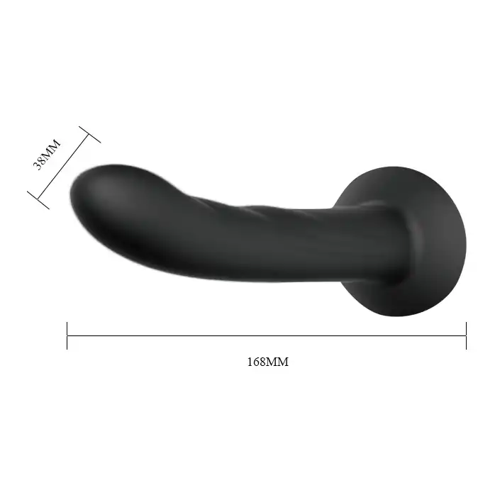 Страпон на эластичных ремнях Ultra Harness Karin Dildo - 16,8 см. Фотография 5.