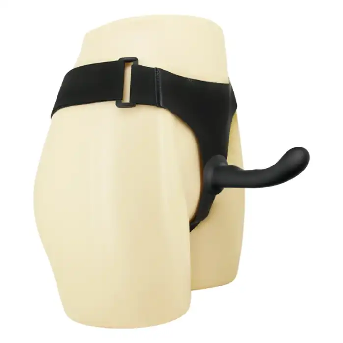 Страпон с изогнутой головкой Ultra Harness Curvy Dildo - 15,8 см. Фотография 2.