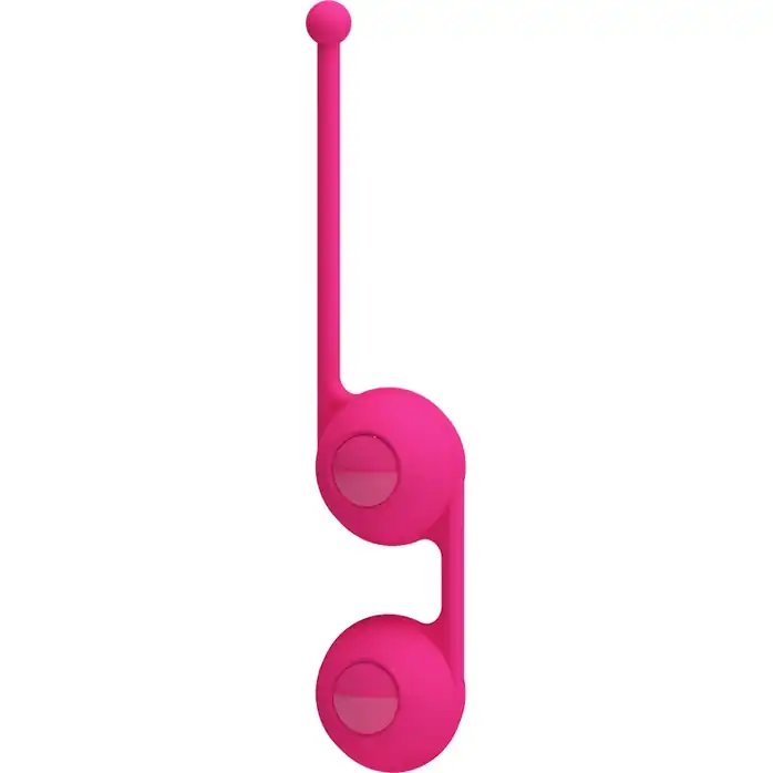 Ярко-розовые вагинальные шарики Kegel Tighten Up III - Pretty Love
