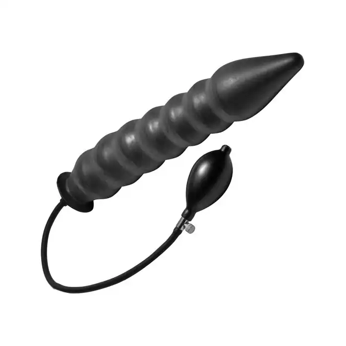 Анальный плаг-расширитель Accordion Inflatable XL Anal Plug - 25 см - Master Series. Фотография 3.