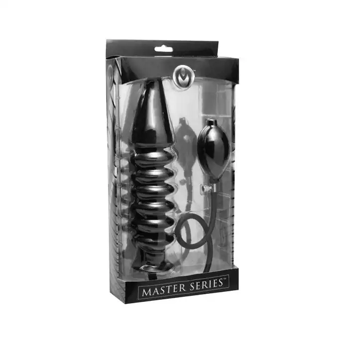 Анальный плаг-расширитель Accordion Inflatable XL Anal Plug - 25 см - Master Series. Фотография 4.