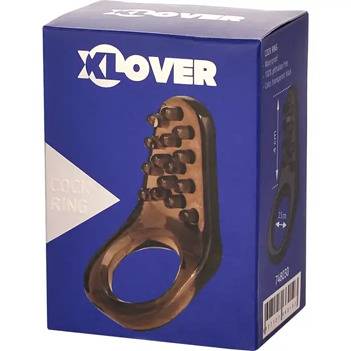 Дымчатое эрекционное кольцо с точками - XLover. Фотография 6.