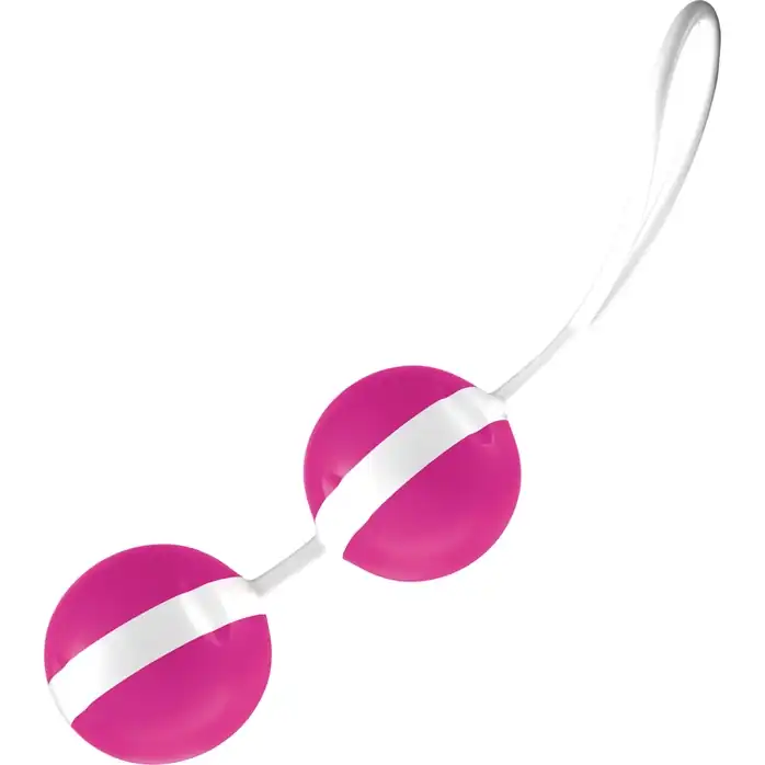 Ярко-розовые вагинальные шарики Joyballs Bicolored