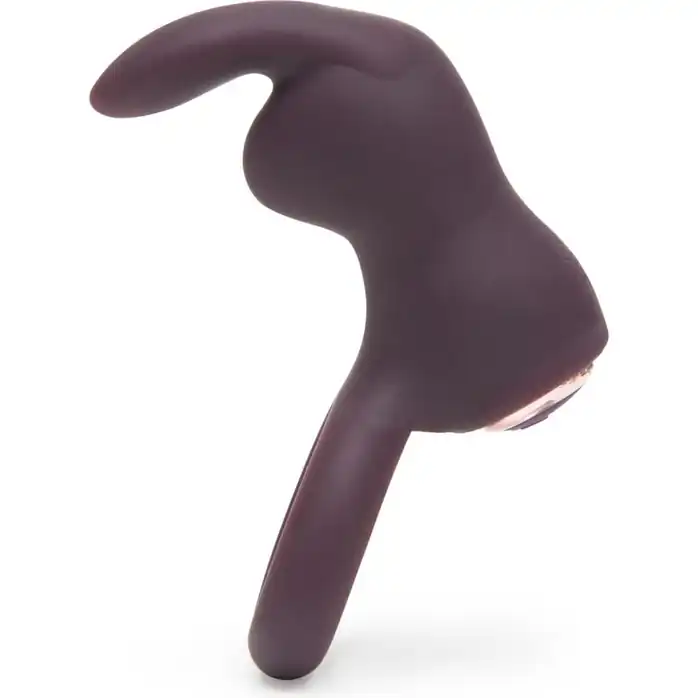 Фиолетовое эрекционное виброкольцо Lost in Each Other Rechargeable Rabbit Love Ring - Fifty Shades Freed. Фотография 2.
