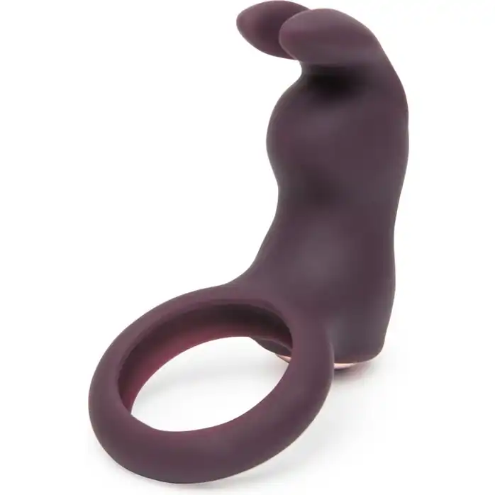 Фиолетовое эрекционное виброкольцо Lost in Each Other Rechargeable Rabbit Love Ring - Fifty Shades Freed
