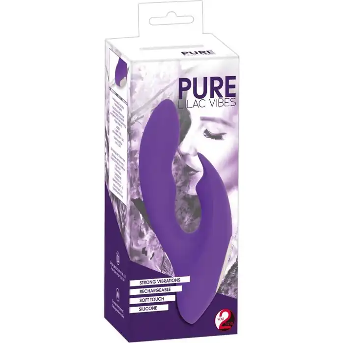 Фиолетовый G-образный вибратор Pure Lilac Vibes - 17,8 см - You2Toys. Фотография 5.