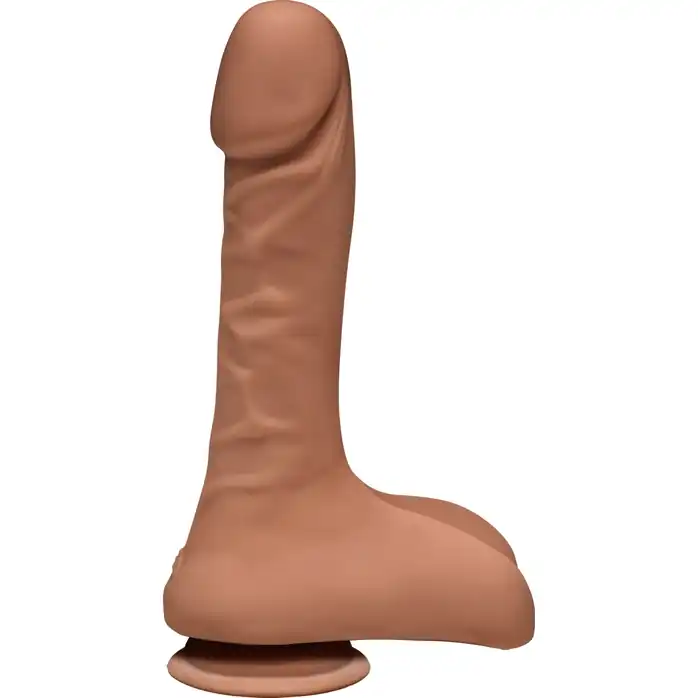 Бежевый фаллоимитатор на присоске The D Super D 9 Caramel - 22,86 см