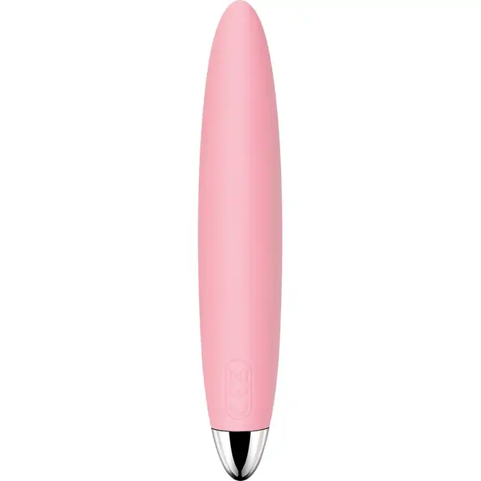 Розовый компактный вибростимулятор клитора Daisy - 12,5 см