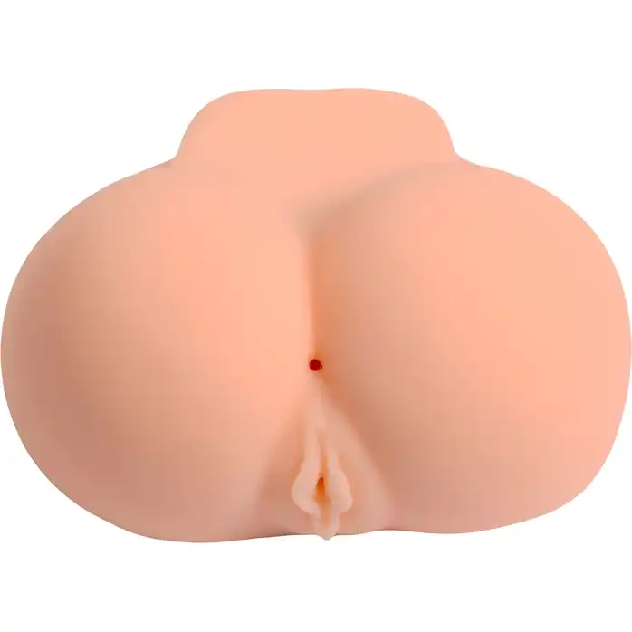 Пышная попочка с двумя любовными тоннелями с реалистичным рельефом. Фотография 2.