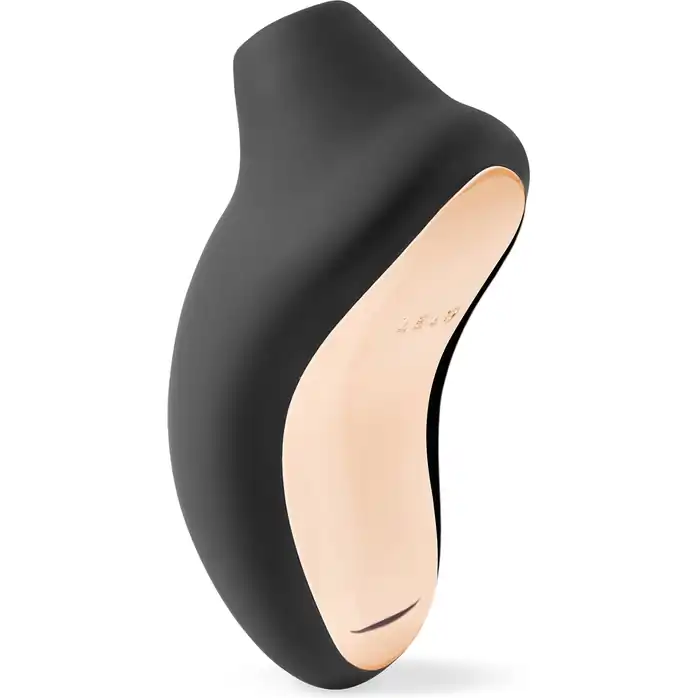 Чёрный клиторальный звуковой массажер Sona. Фотография 2.