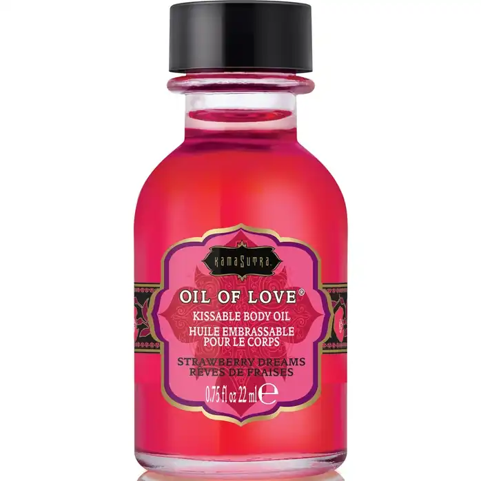Масло для ласк с ароматом клубники Oil of Love Strawberry Dreams - 22 мл