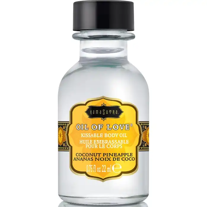 Масло для ласк с ароматом кокоса и ананаса Oil of Love Coconut Pineapple - 22 мл