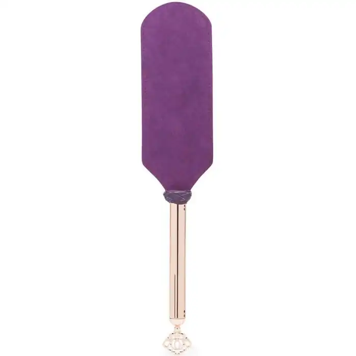 Фиолетовый пэддл Cherished Collection Leather and Suede Paddle - 41 см - Fifty Shades Freed. Фотография 2.
