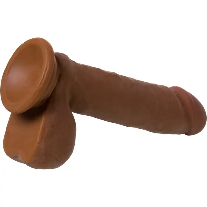 Фаллоимитатор-мулат TOYFA RealStick Elite Mulatto - 21 см - RealStick Elite Mulatto. Фотография 6.