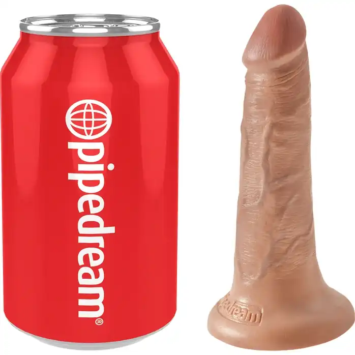 Анальный фаллоимитатор-мулат на присоске 5 Cock - 14 см - King Cock. Фотография 2.