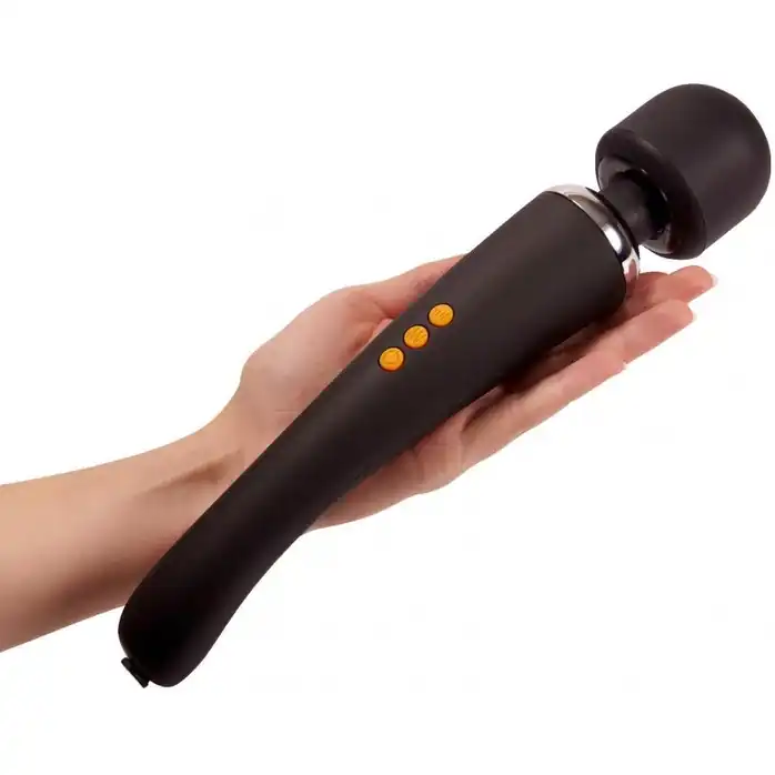 Жезловый вибратор с насадками Supercharged Wand Set. Фотография 5.