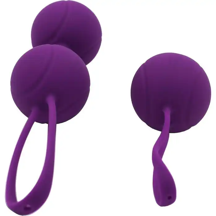Фиолетовый набор для тренировки вагинальных мышц Kegel Balls. Фотография 4.