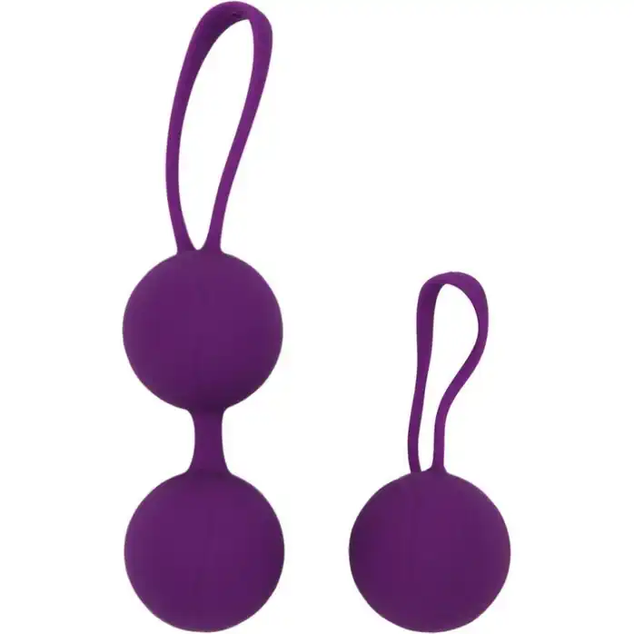 Фиолетовый набор для тренировки вагинальных мышц Kegel Balls