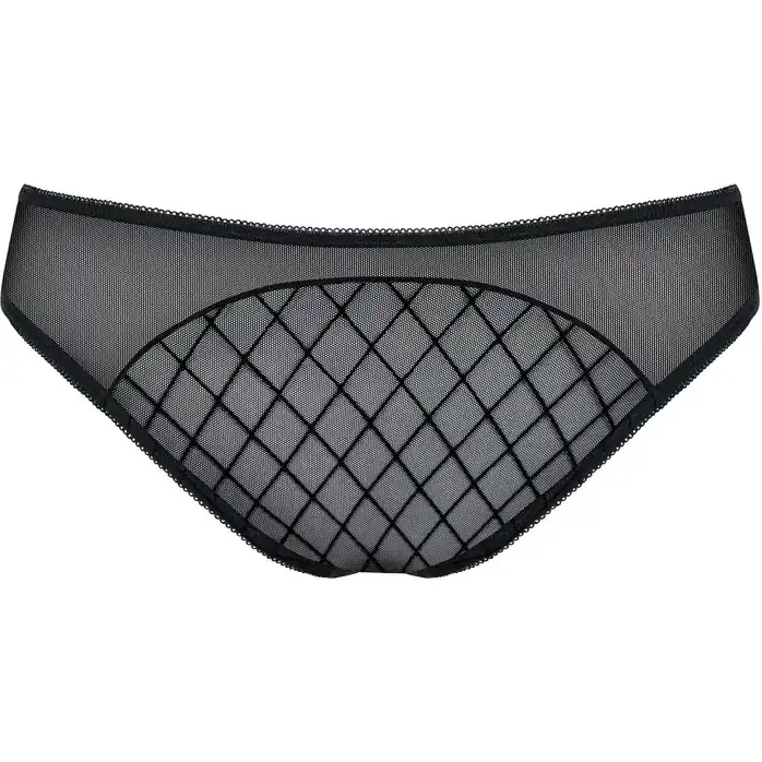 Нежные трусики с окошком и клетчатыми элементами - Sexy. Фотография 4.