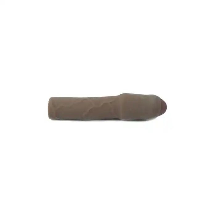 Насадка на член CyberSkin 3 inch Xtra Thick Uncut Transformer Penis Extension - 19,6 см - CyberSkin. Фотография 3.