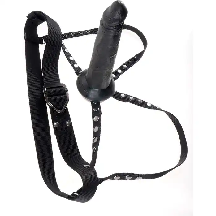 Полый страпон на регулируемых ремнях Harness with Hollow Strap-On - 20,3 см - Sir Richard s. Фотография 7.