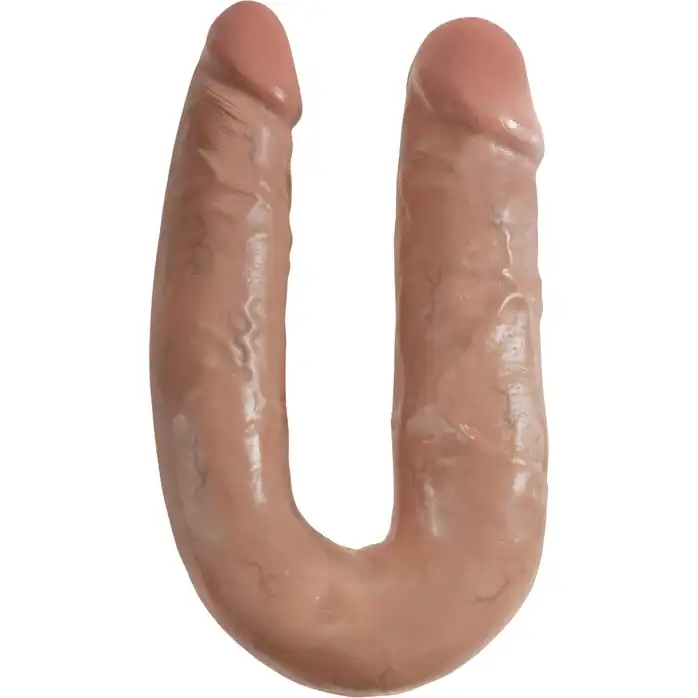 U-образный фаллоимитатор-мулат U-Shaped Medium Double Trouble - 34,6 см - King Cock