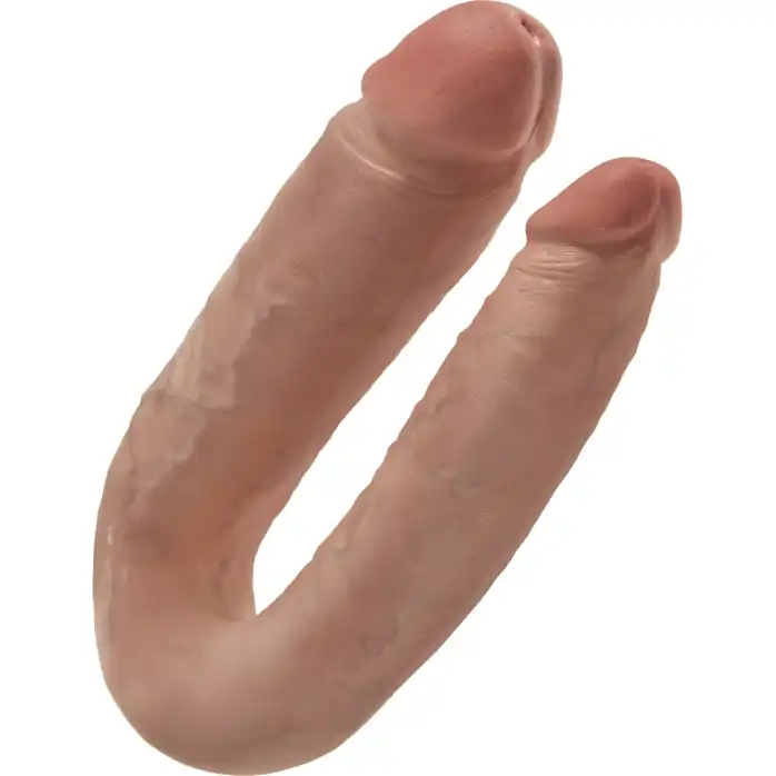 Двусторонний фаллоимитатор-мулат U-Shaped Large Double Trouble - 44,4 см - King Cock. Фотография 2.