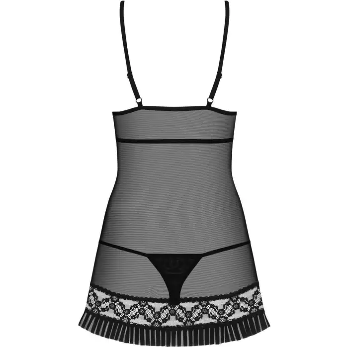 Коротенький беби-долл с рюшевой отделкой - Sexy. Фотография 4.