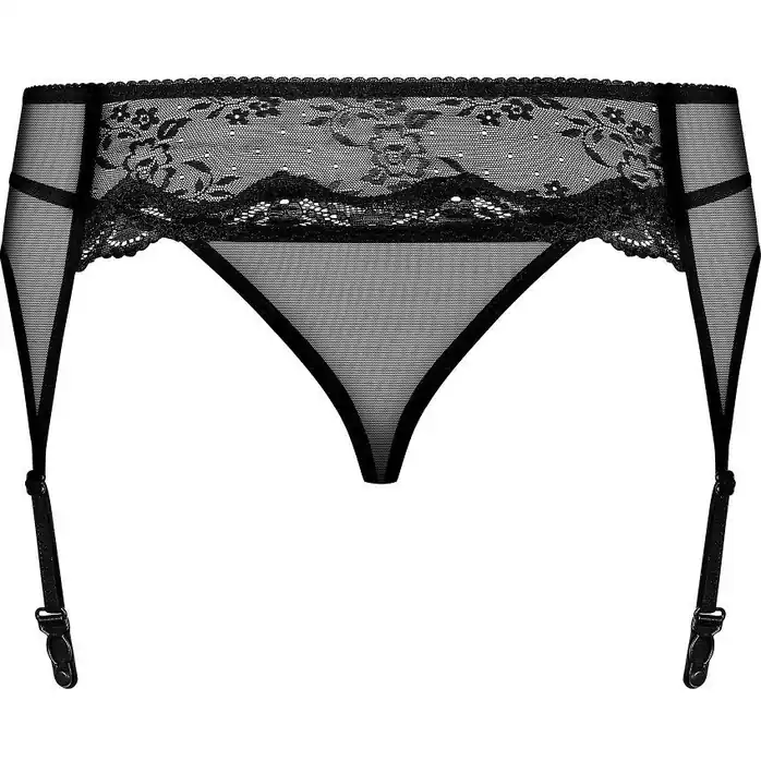 Кружевной пояс для чулок Charms с украшением - Sexy. Фотография 6.