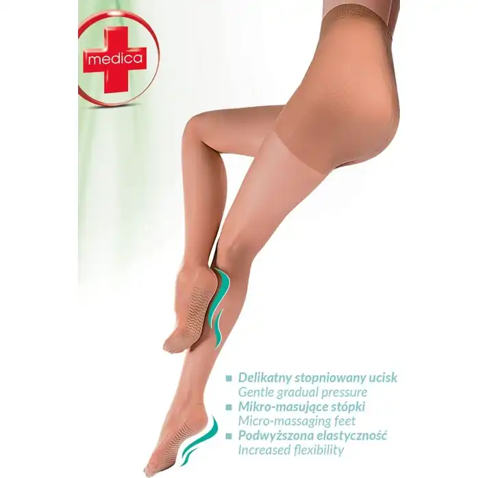 Телесные колготки Medica Massage 20 den