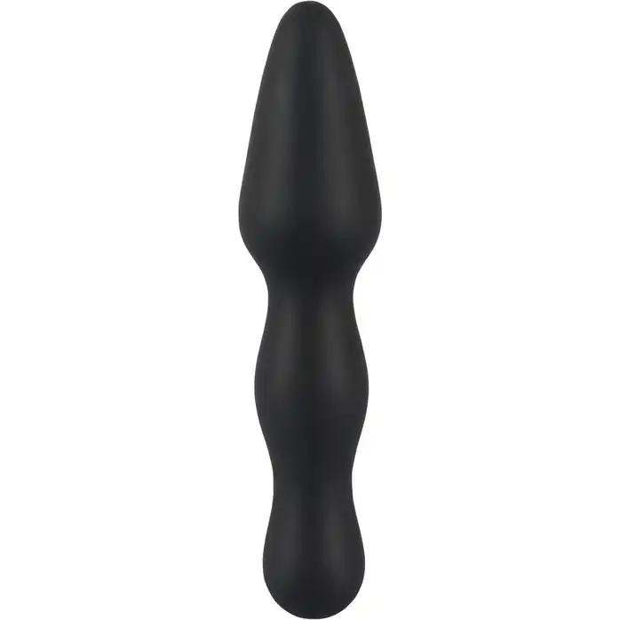 Чёрный анальный стимулятор из силикона - 17,3 см - You2Toys