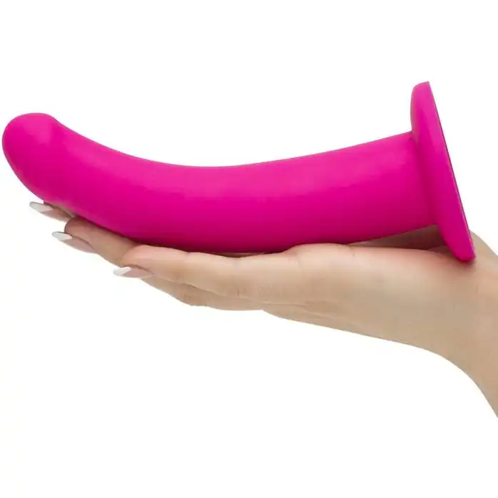 Ярко-розовый страпон на трусиках-брифах Broad City Pegasus Pegging Kit L/XL - 17,8 см. Фотография 6.