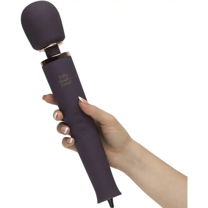 Фиолетовый вибратор Fifty Shades Freed Awash with Sensation Mains Wand Vibrator - Fifty Shades Freed