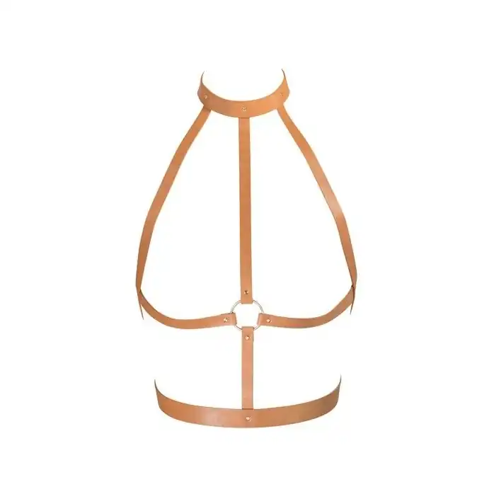 Коричневая портупея MAZE H HARNESS BROWN. Фотография 2.