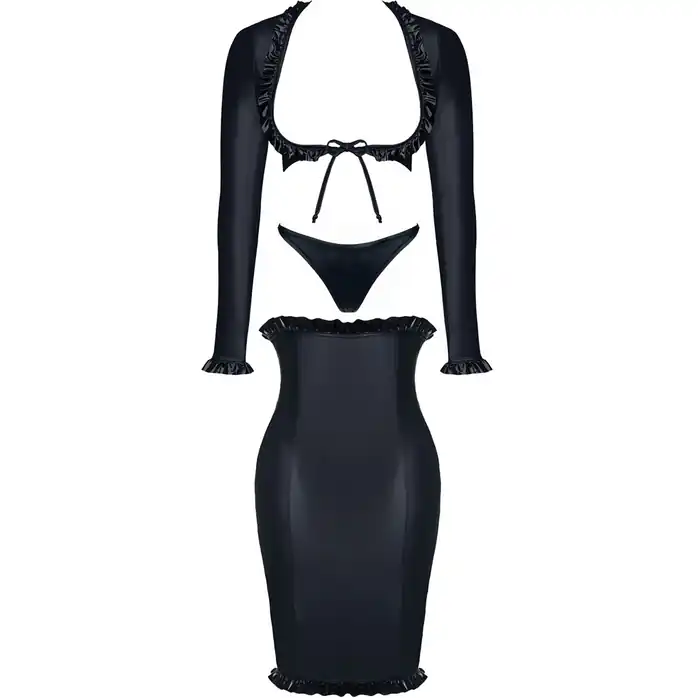 Платье с открытой грудью и вырезом в форме сердца сзади Kerstin - Hard Candy collection. Фотография 2.