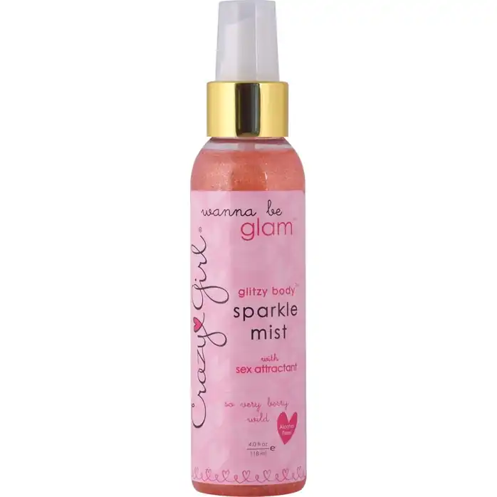 Феромоновый мист Crazy Girl So Very Berry Wild с розовыми блестками - 118 мл