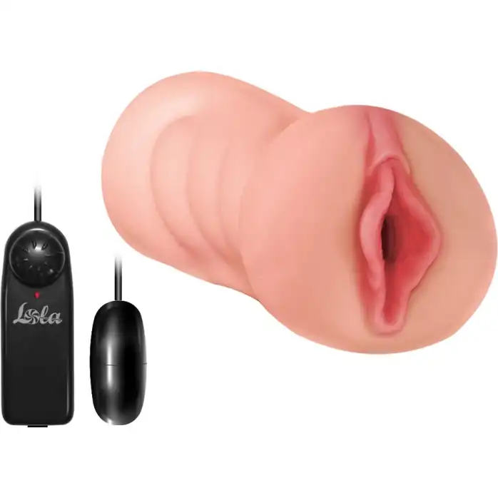 Двусторонний мастурбатор с вибропулей Satisfaction Lucky charm - Satisfaction. Фотография 2.