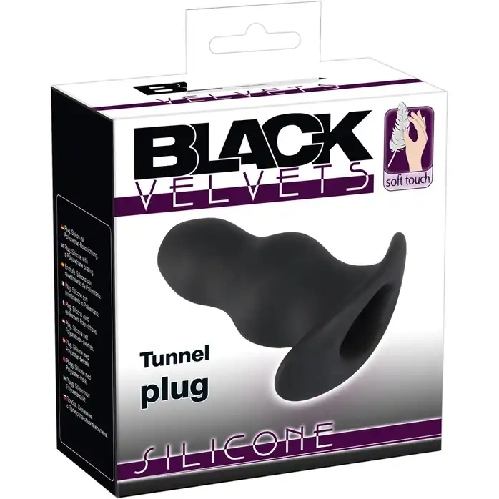 Анальная пробка-туннель с волнообразным рельефом Tunnel Plug - You2Toys. Фотография 7.