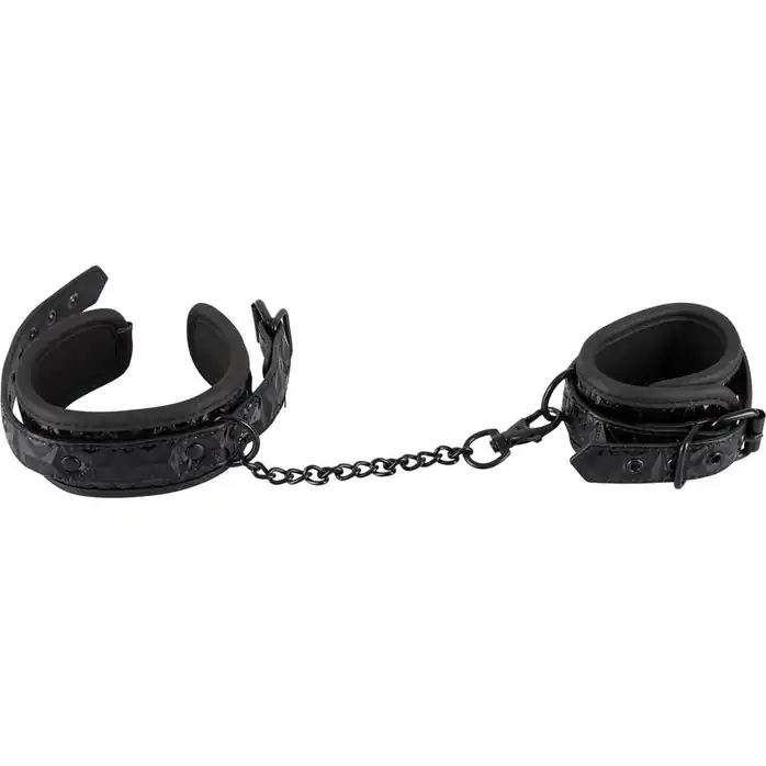 Поножи с геометрическим рисунком Ankle Cuffs - Bad Kitty. Фотография 2.