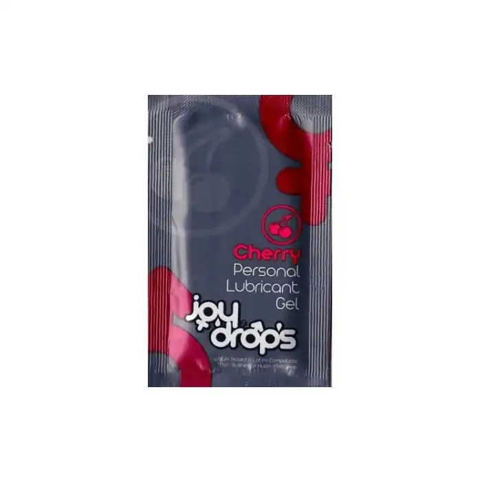 Пробник смазки на водной основе JoyDrops Cherry - 5 мл