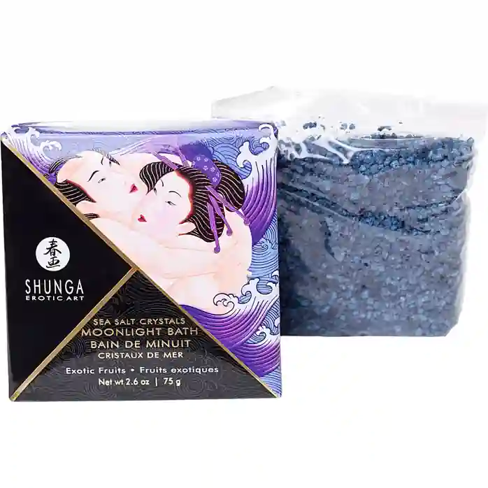 Соль для ванны Bath Salts Exotic Fruits с ароматом экзотических фруктов - 75 гр. Фотография 3.