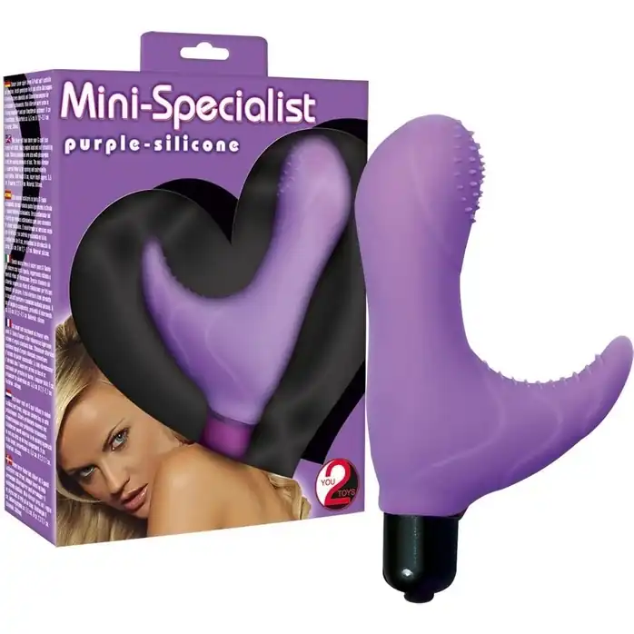 Фиолетовый мини-вибромассажер Mini-Specialist - You2Toys