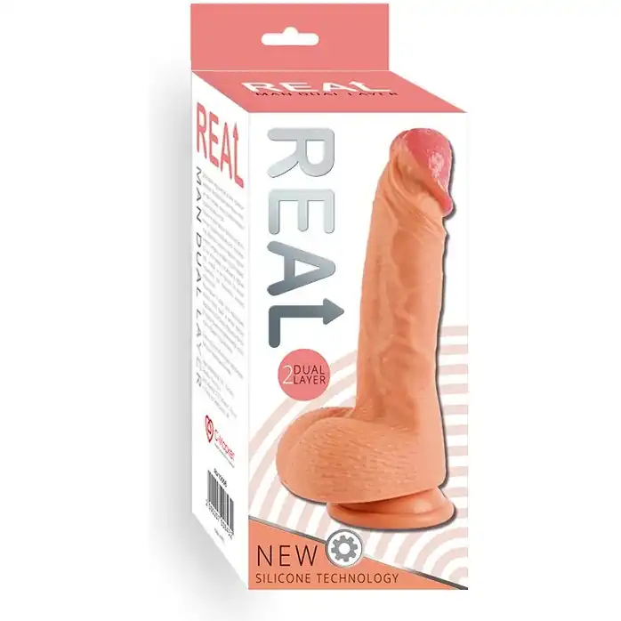 Силиконовый ультра-реалистик с двойной структурой REAL