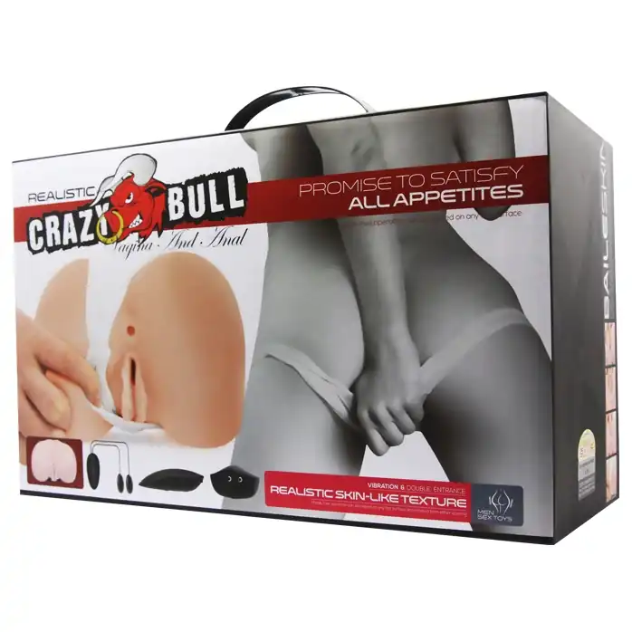Вагина и анус с вибрацией в позиции догги-стайл - Crazy Bull. Фотография 8.